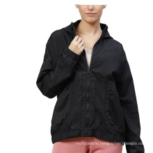 Women Suitable Wear Nylon Oversize Sport Wear Jacket For Training